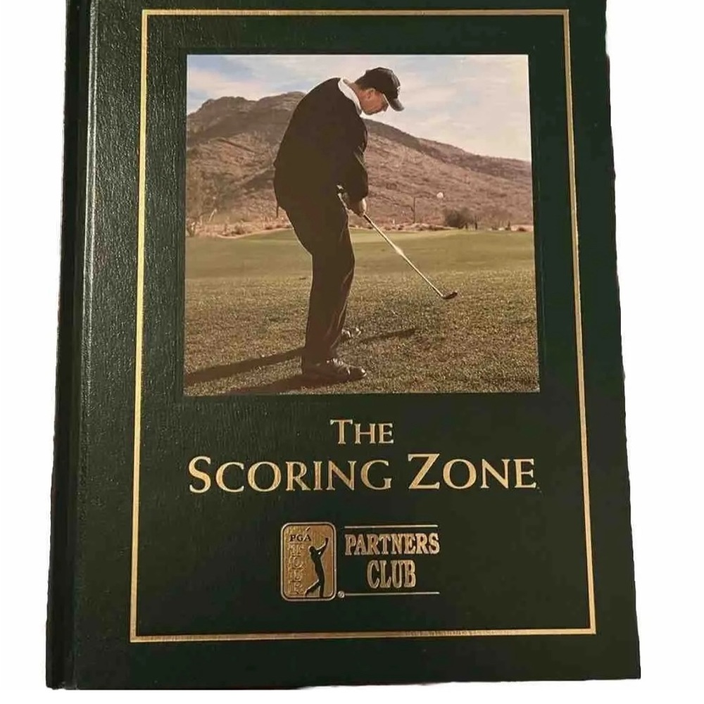 PGA Tour The Scoring Zone Hardcover Book